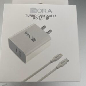 CARGADOR TURBO 1 HORA DE C A IP BLANCO