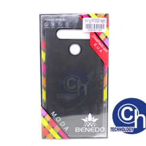 FU DOBLE LISA CON MICA LG K61 2020 NEGRO