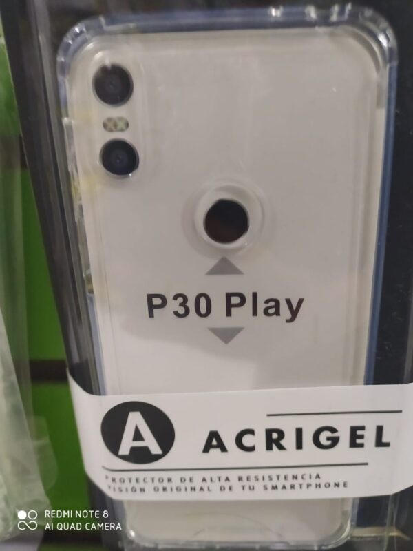 FUNDA ACRIGEL HUAWEI P30 PLAY TRANSPAREN
