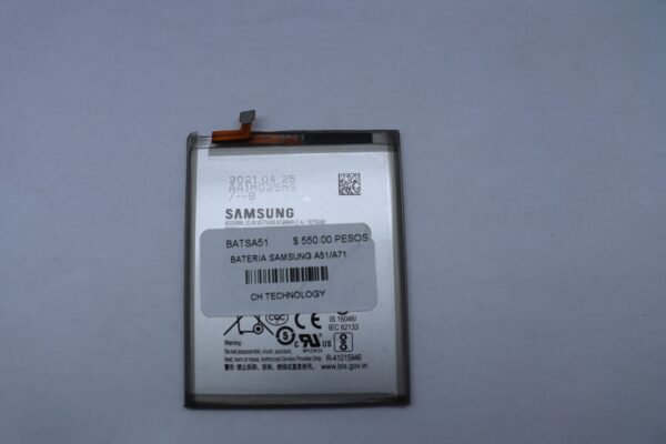 BATERIA SAMSUNG A51/A71 EB-BA715ABY