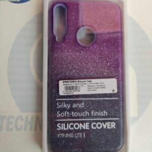 FUNDA GLITTER HUAWEI Y9S BICOLOR MORADO