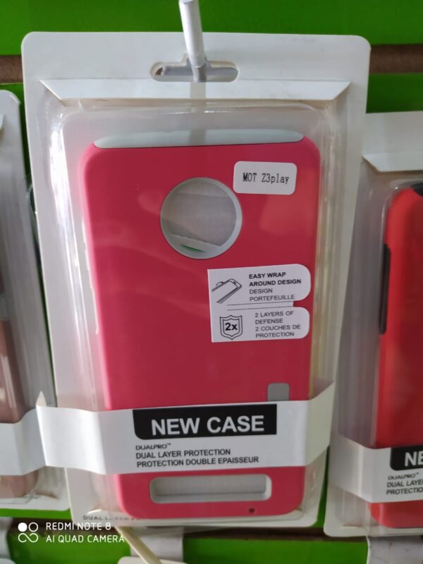 FUNDA DUAL PRO NEW CASE MOTO Z3 PLAY ROS