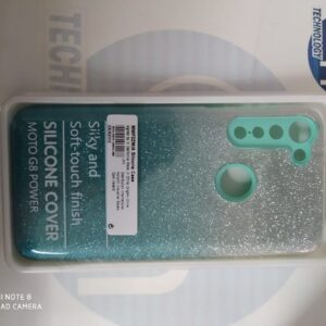 FUNDA GLITTER MOTO G8 POWER BICOLOR