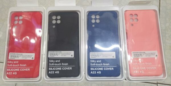 FUNDA NANO SILICONE SAMSUNG A22 ROJO