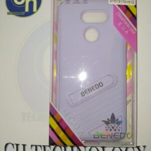 FUNDA SOPORTE CON MICA LG K40S LILA