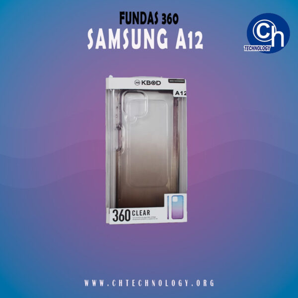 FUNDA 360 SAMSUNG A12 NEGRO
