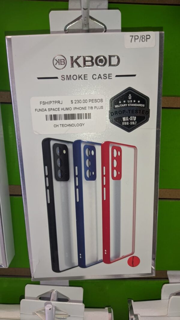 FUNDA SPACE HUMO IPHONE 12 AZUL