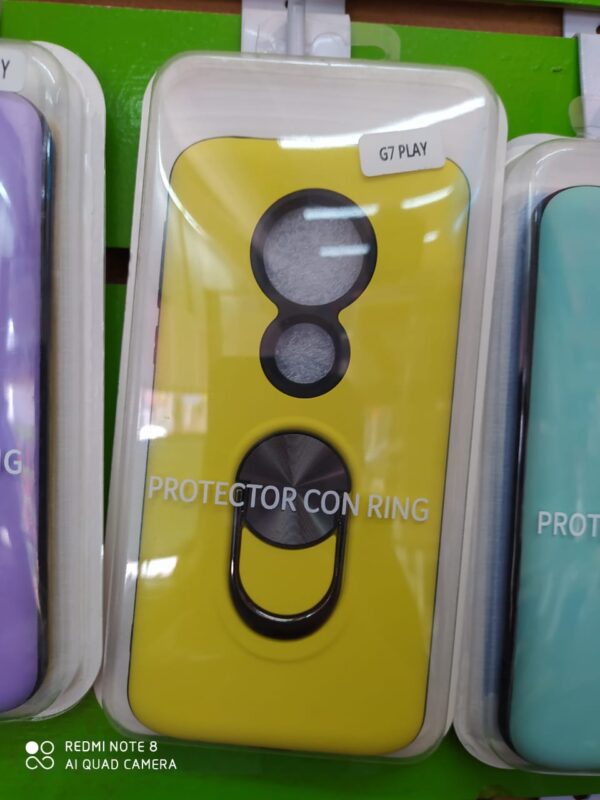 FUNDA 3 EN 1 MOTO G7 PLAY AMARILLO