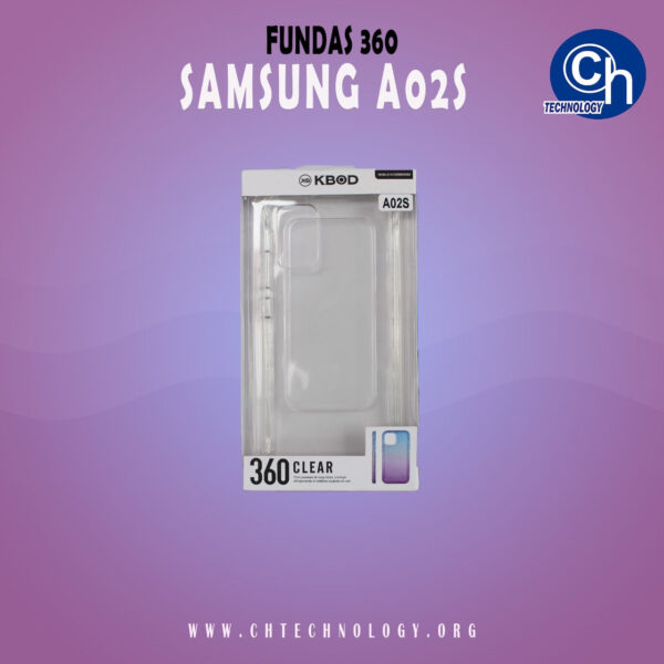 FUNDA 360 SAMSUNG A02S TRANSPARENTE