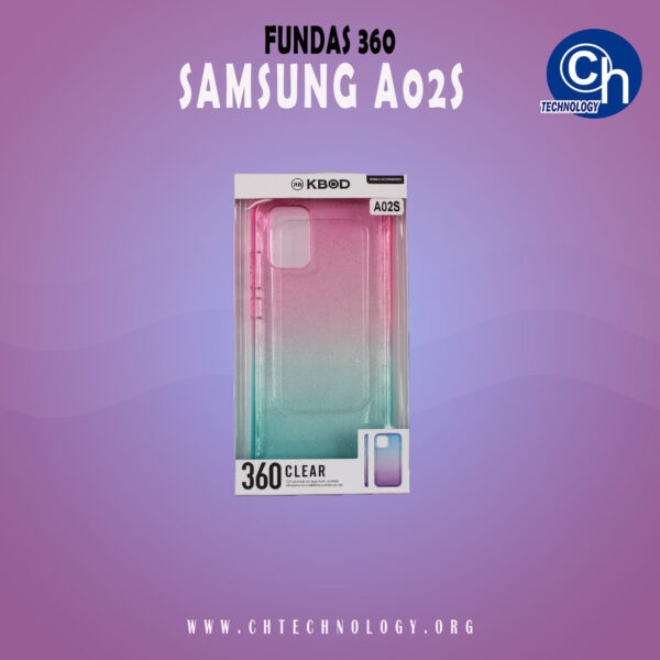 FUNDA 360 SAMSUNG A02S ROSA AZUL