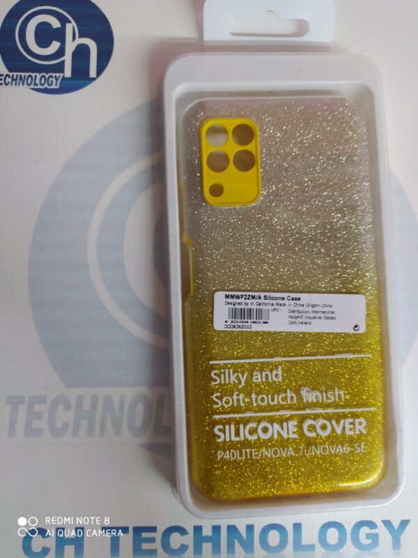 FUNDA GLITTER HUAWEI P40 LITE BICOLOR AM