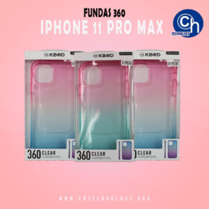 FUNDA 360 IPHONE 11 PRO MAX ROSA AZUL