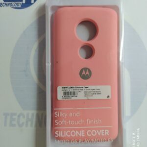FUNDA NANO SILICON MOTO G6 PLAY/E5 ROSA