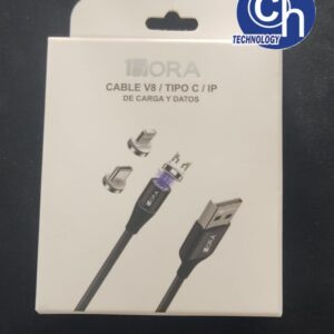 CABLE USB IPHONE, V8 Y TIPO C 1HORA CAJA
