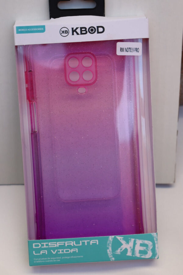 FUNDA 360 REDMI NOTE 9S ROSA MORADO