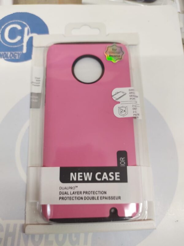 F DUAL PRO NEW CASE MOTO G8 PLUS ROSA