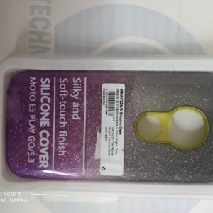 FUNDA GLITTER MOTO E5 PLAY GO BICOLOR MA