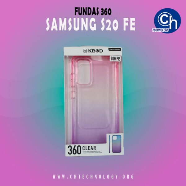 FUNDA 360 SAMSUMG S20 FE ROSA MORADO