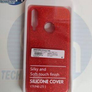 FUNDA GLITTER HUAWEI Y9S  ROJO