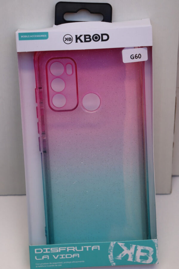 FUNDA 360 MOTO G60 ROSA AZUL