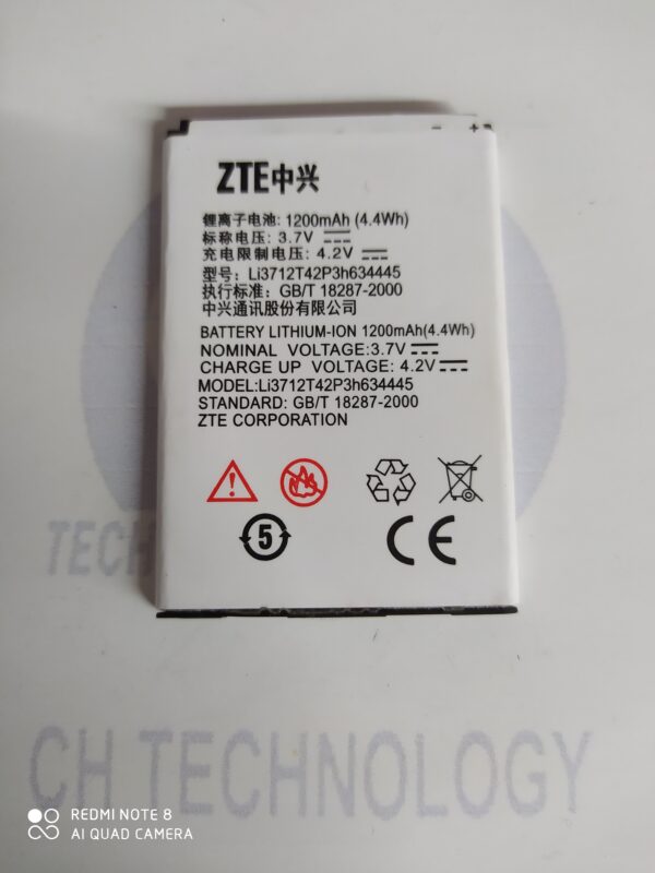 BATERIA ZTE LI3712T42P3H634445 KIS 2 MAX - Imagen 2