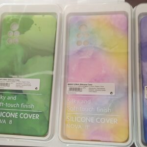 FUNDA ACUARELA HUAWEI NOVA 8 ARCOIRIS