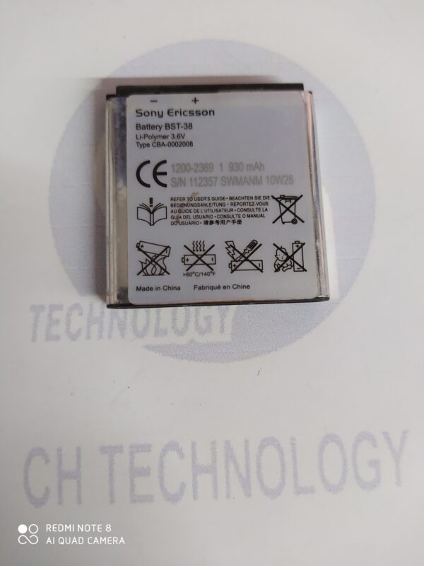 BATERIA SONY  ERICSSON C510/W580