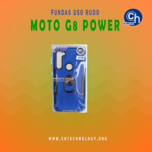 FUNDA ANILLO USO RUDO G8 POWER AZUL
