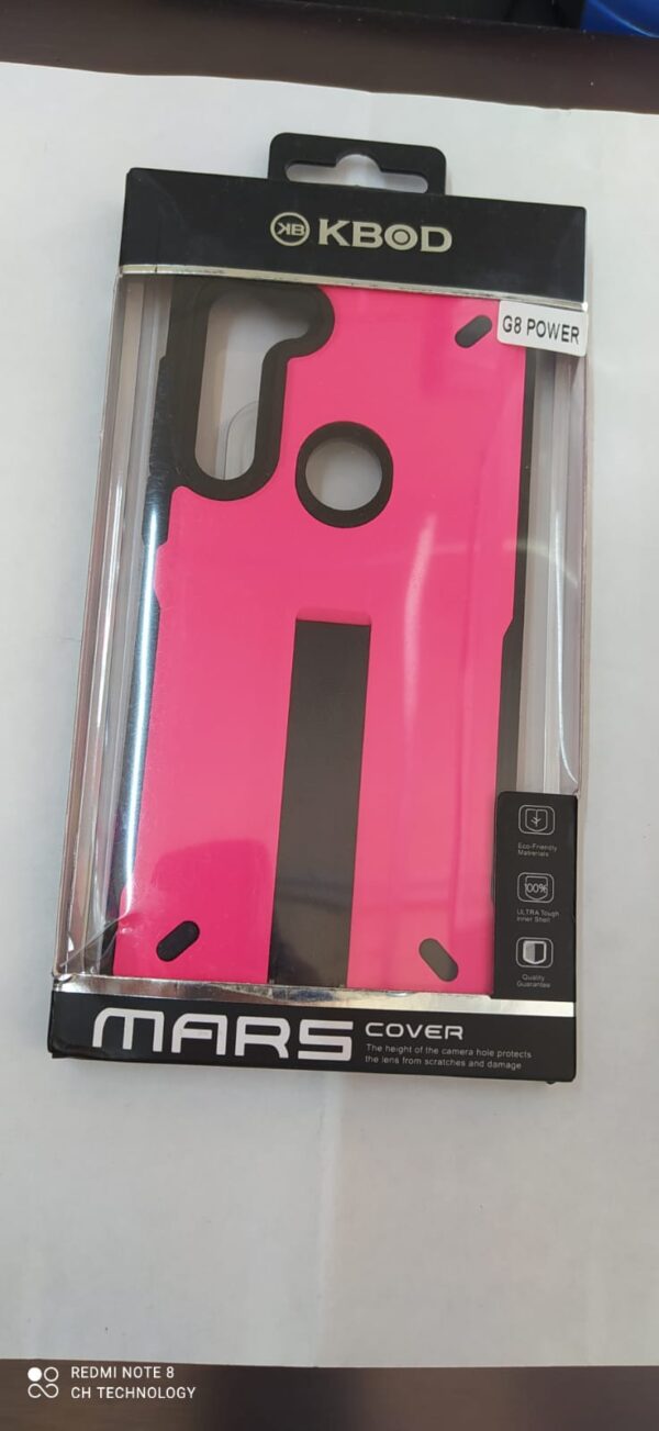 FUNDA MARS COVER MOTO G8 POWER FUCSIA