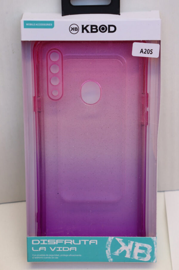 FUNDA 360 SAMSUMG A20S ROSA MORADO