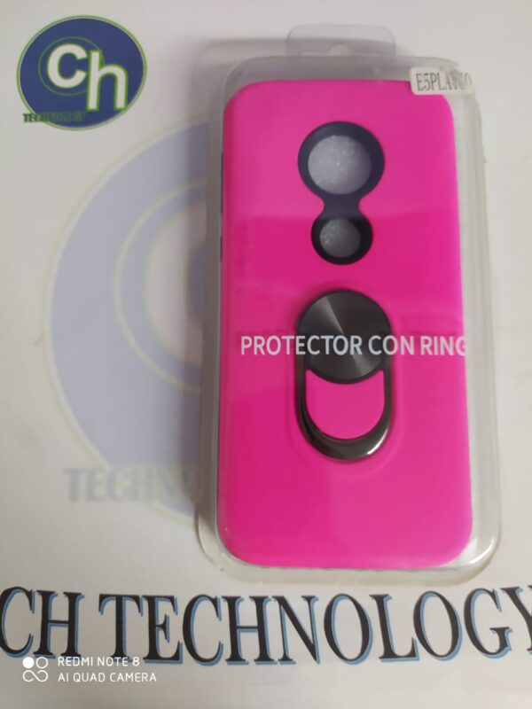 FUNDA 3 EN 1 MOTO E5 PLAY GO FUCSIA