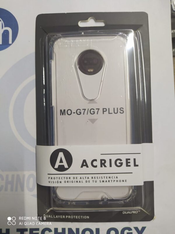 FUNDA ACRIGEL MOTO G7/G7 PLUS TRANSPAREN