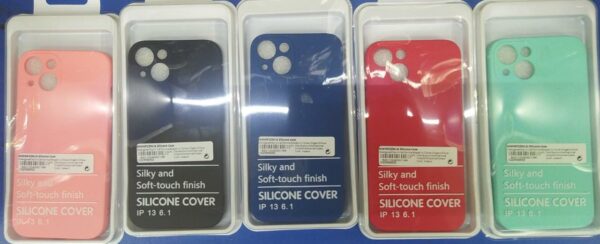 FUNDA NANO SILICONE IPHONE 13 NEGRO