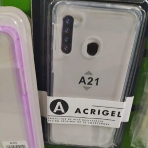 FUNDA ACRIGEL SAMSUNG A21 TRANSPARENTE