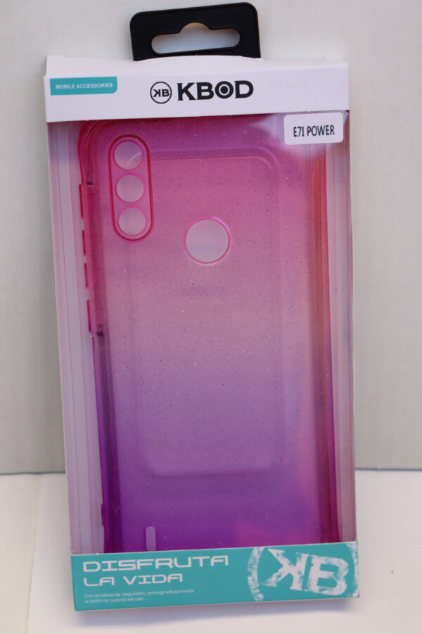 FUNDA 360 MOTO E7I POWER ROSA MORADO