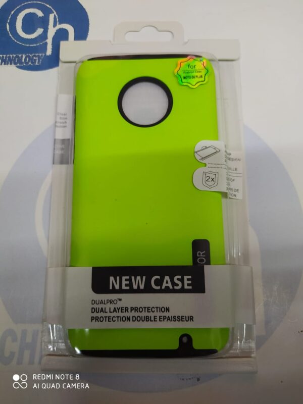 F DUAL PRO NEW CASE MOTO G8 PLUS VERDE