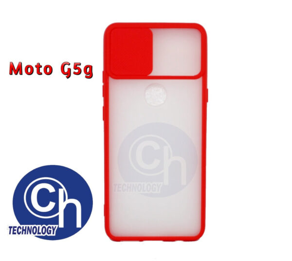FUNDA MYCH CORTINERO MOTO G5G ROJO