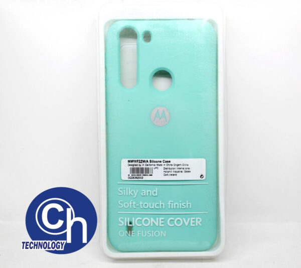 FUNDA NANO SILICON MOTO ONE FUSION AQUA