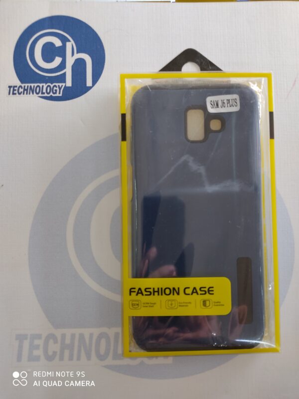 FUNDA 2 EN 1 SAM J6 PLUS MARINO