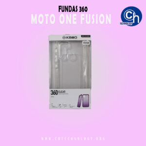 FUNDA 360 MOTO ONE FUSION TRANSPARENTE
