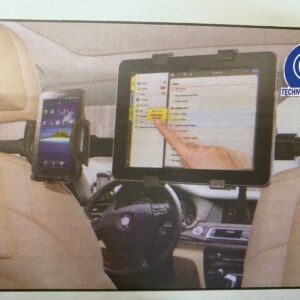CAR HEADREST DUAL MOUNT HOLDER