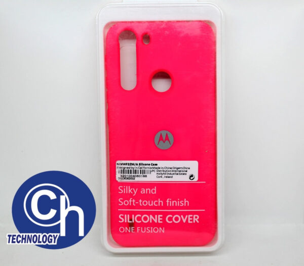 FUNDA NANO SILICON MOTO ONE FUSION FUCSI