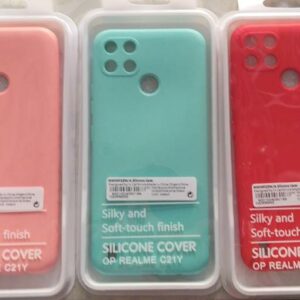 FUNDA NANO SILICON OPO REALME C21 Y ROJO