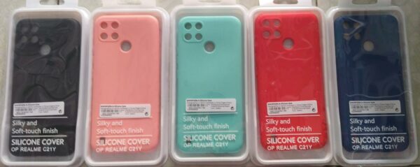FUNDA NANO SILICON OPO REALME C21 Y ROJO