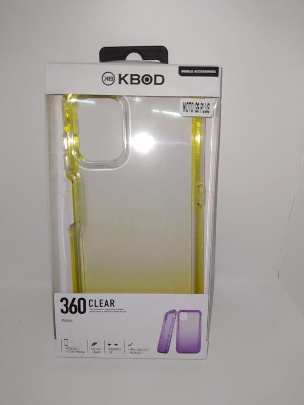 FUNDA 360 MOTO G9 PLUS AMARILLO