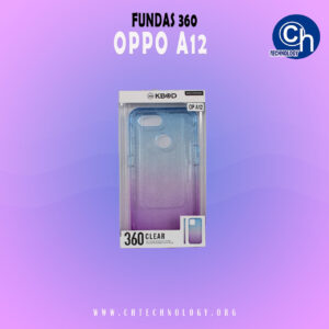 FUNDA 360 OPPO A12 AZUL MORADO