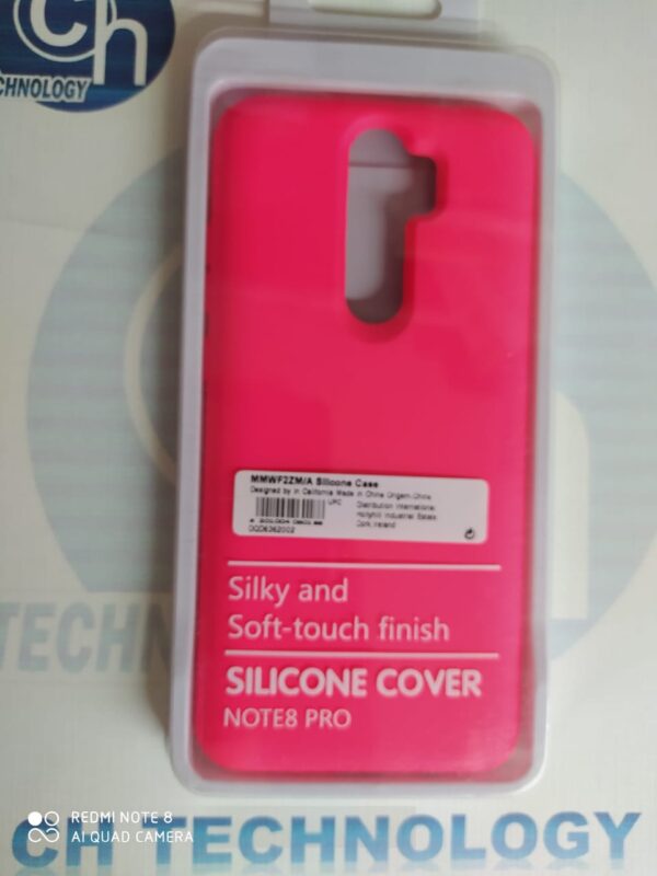 FUNDA NANO SILICON REDMI NOTE 8 PRO FUCS