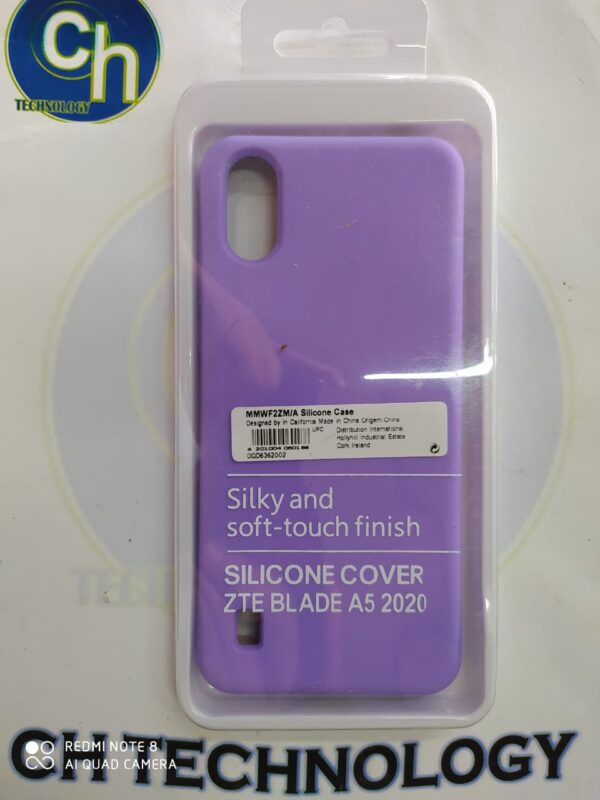 FUNDA NANO SILICON ZTE A5 2020 MORADO