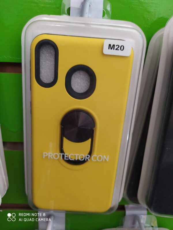 FUNDA 3 EN 1 SAMSUNG M20 AMARILLO