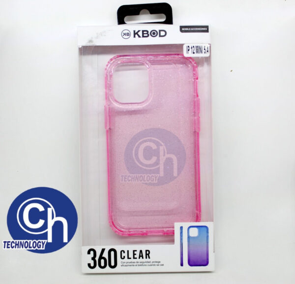 FUNDA 360 IPHONE 12 MINI ROSA
